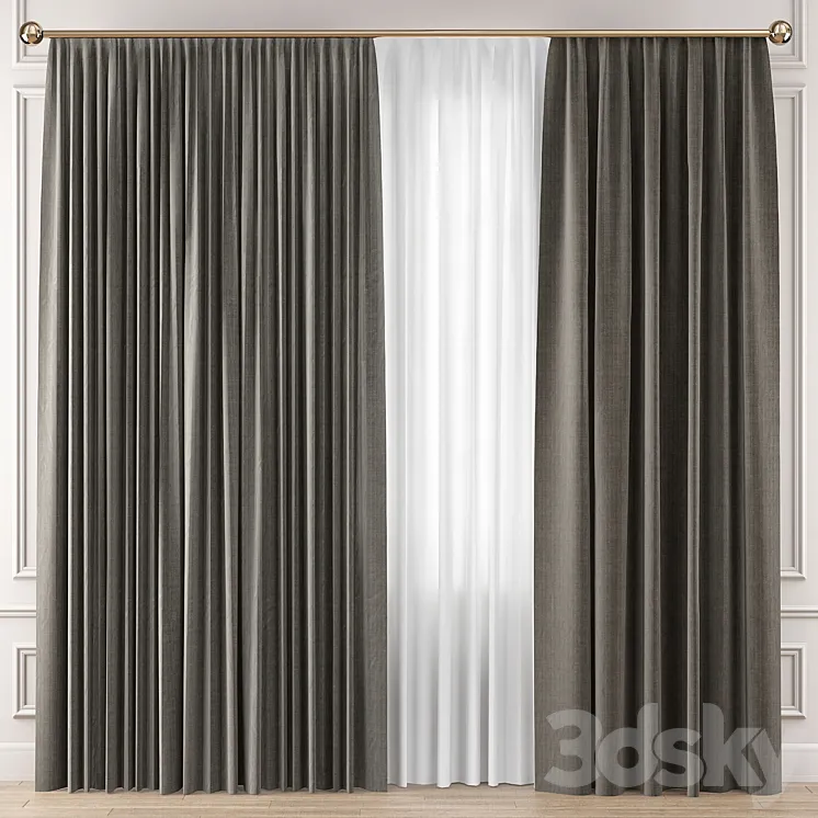 Curtains Premium PRO №33 3DS Max