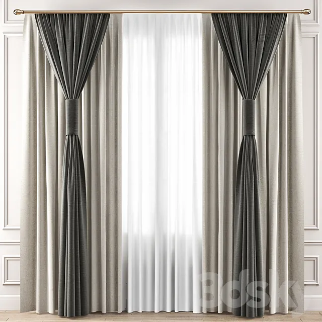 Curtains Premium PRO No. 6 3ds Max