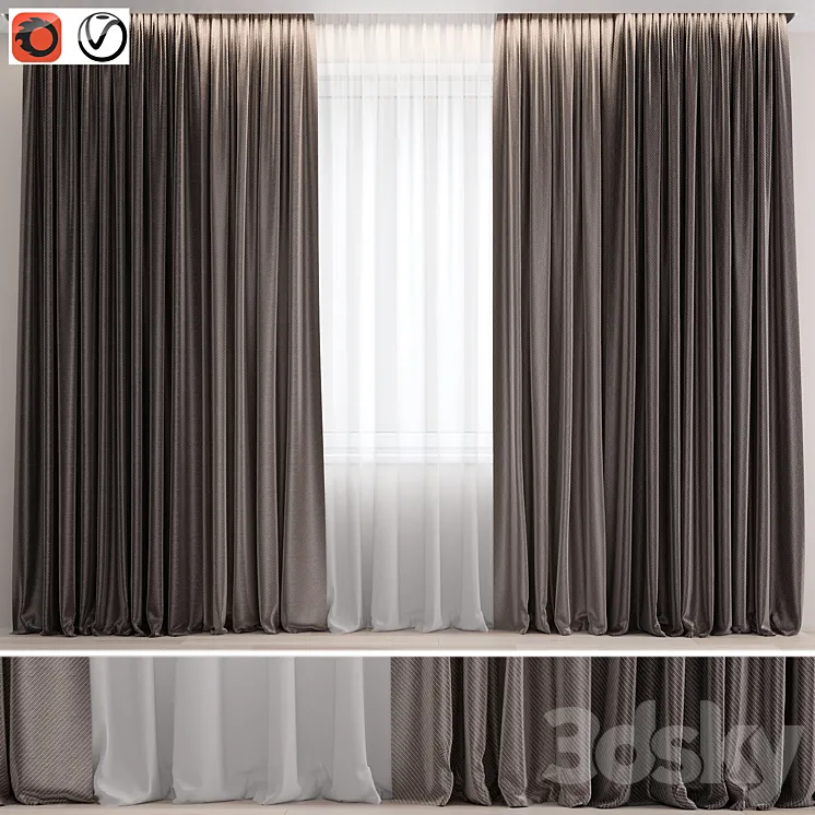Curtains set 05 vray | corona 3DS Max Model