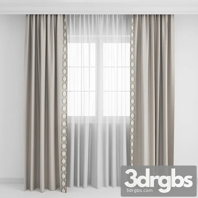 Curtains with a border1