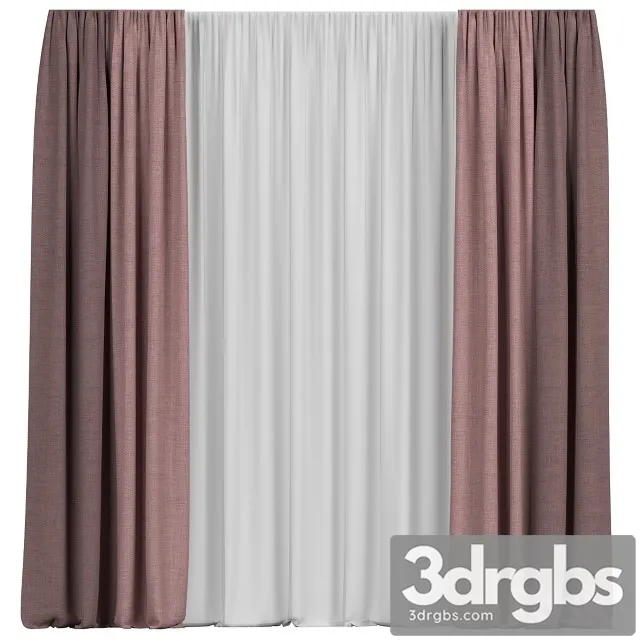 Curtains With Tulle 2 3dsmax Download