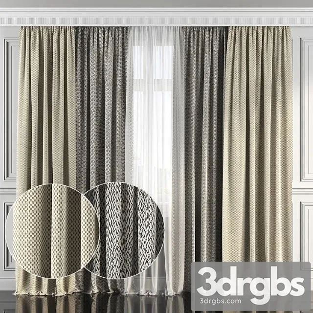 Curtains with window 113