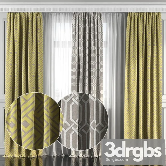 Curtains With Window 155 3dsmax Download