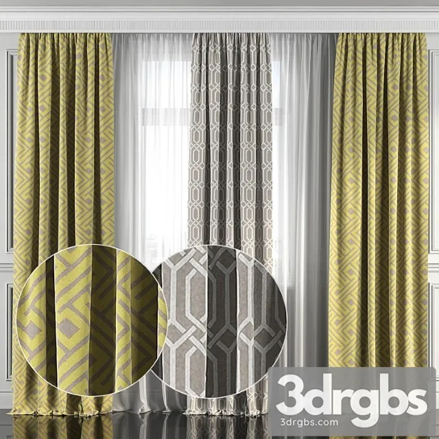 Curtains with window 155