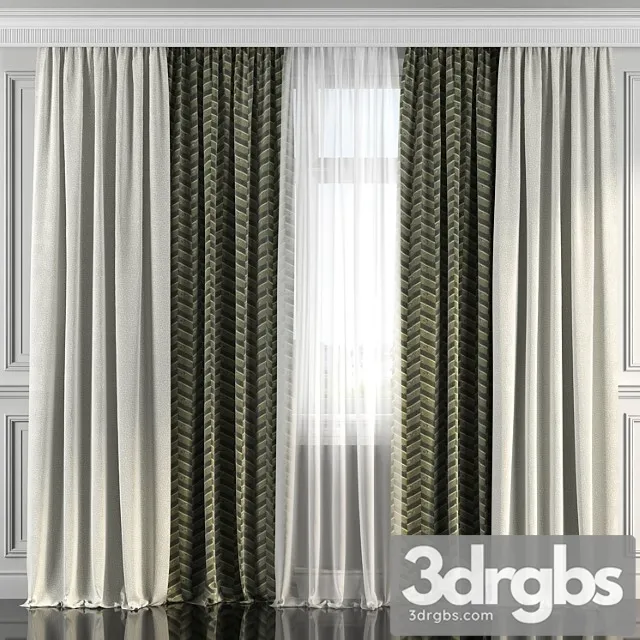 Curtains With Window 185 3dsmax Download