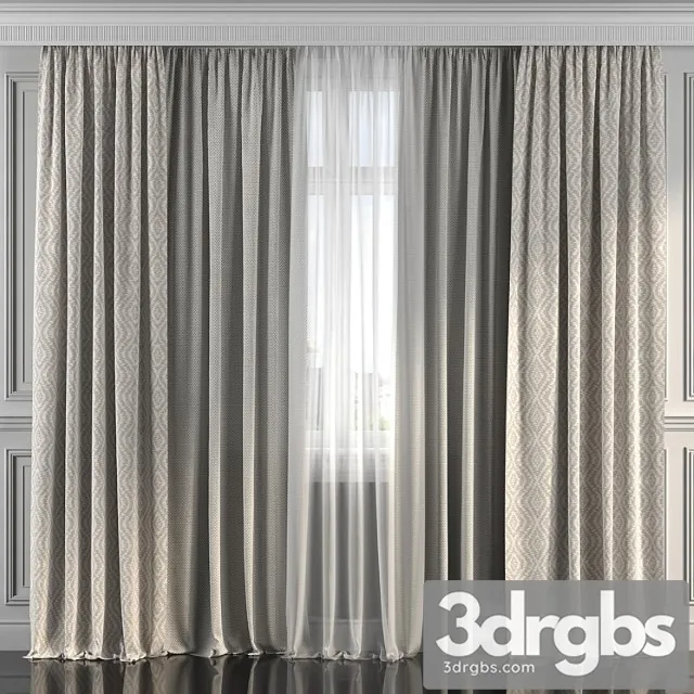 Curtains With Window 190 3dsmax Download