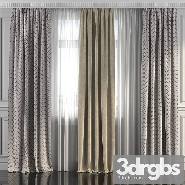 Curtains with window 283