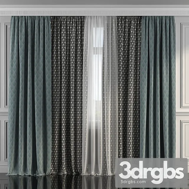 Curtains with window 286