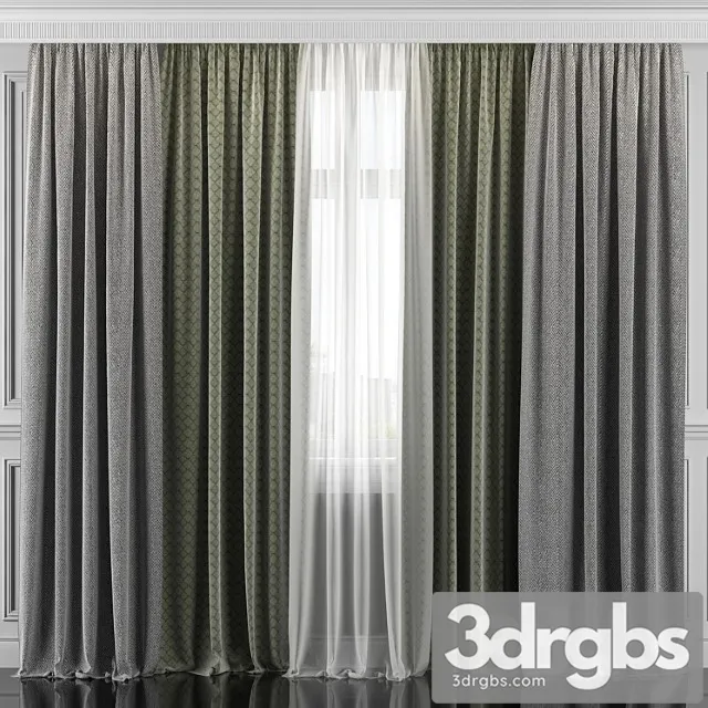 Curtains with window 305