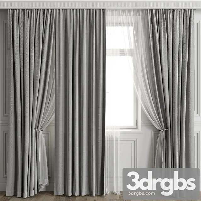 Curtains with window 497c