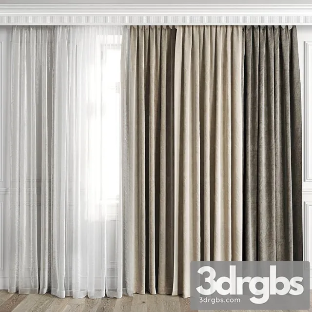 Curtains with window 503c