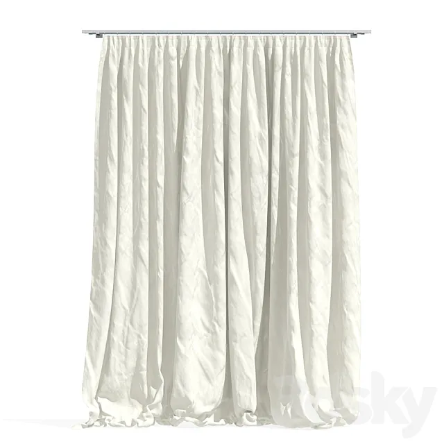 Curtains wrinkled 38 3ds Max