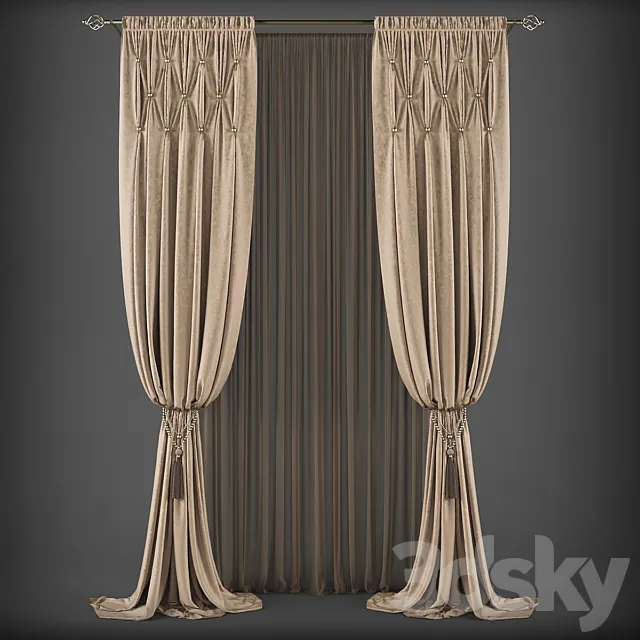 Curtains273 3ds Max