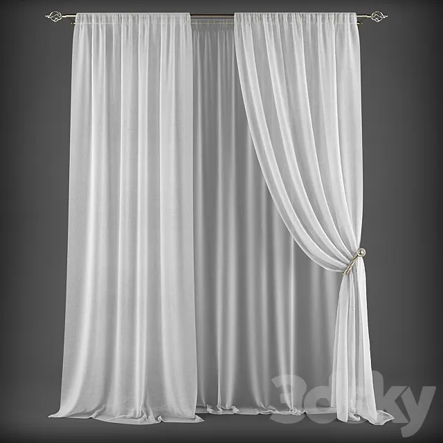 Curtains284 3ds Max