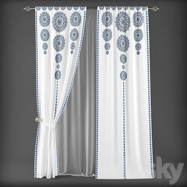 Curtains286 3ds Max