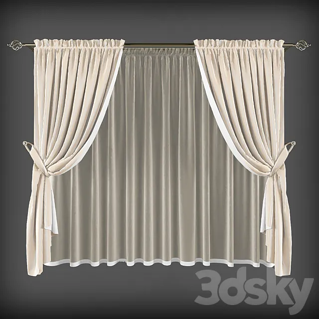 Curtains293 3DSMax File