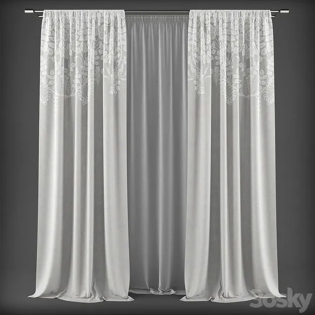 Curtains298 3dsMax Model