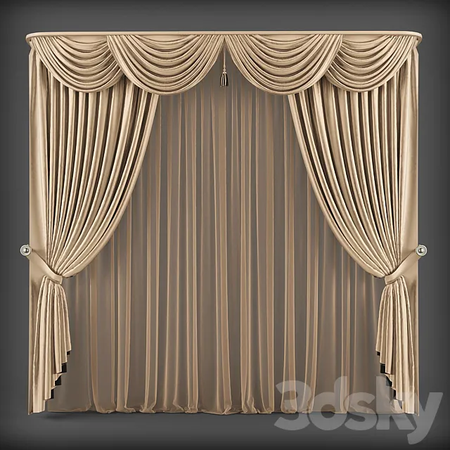 Curtains299 3ds Max