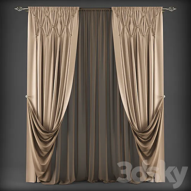 Curtains312 3ds Max