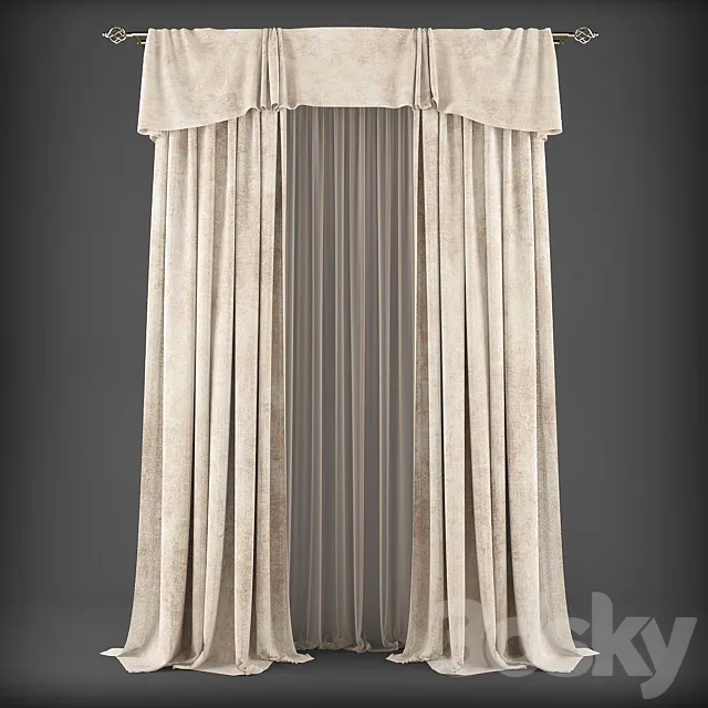 Curtains315 3ds Max