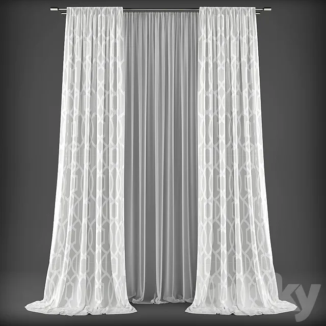 Curtains328 3ds Max