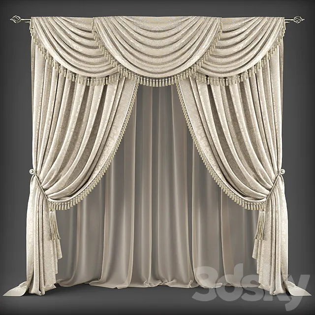 Curtains335 3DSMax File