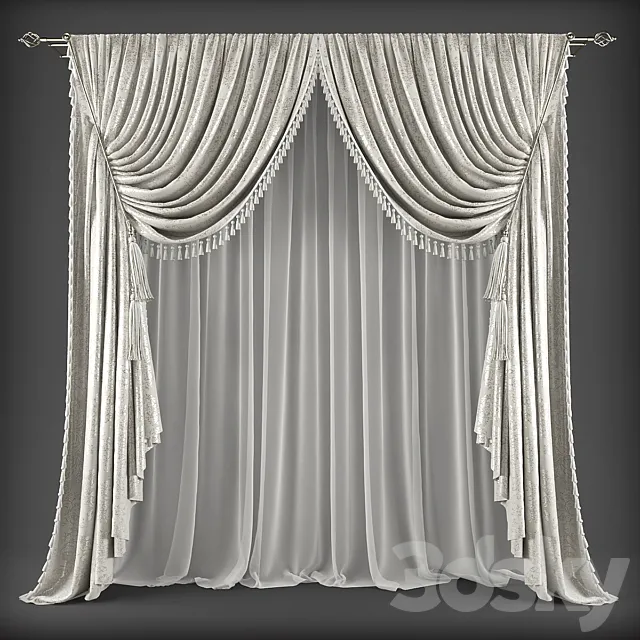 Curtains336 3ds Max