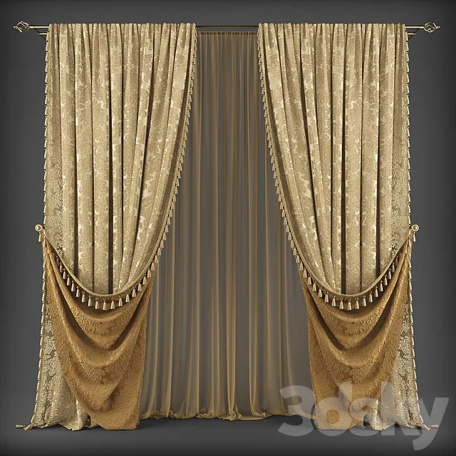 Curtains338 3ds Max