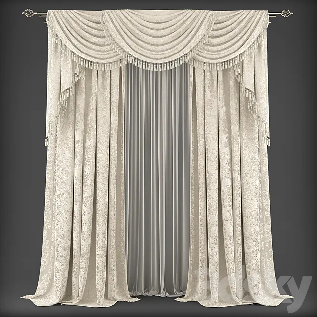 Curtains340 3ds Max