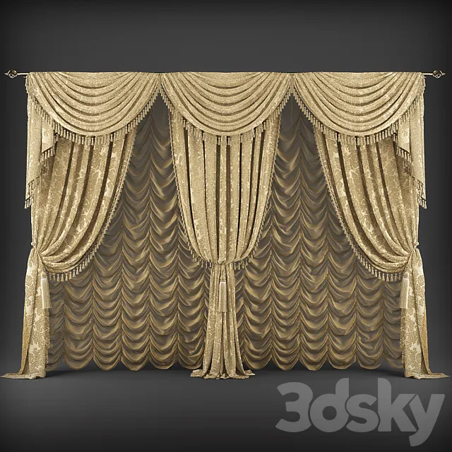 Curtains341 3DSMax File