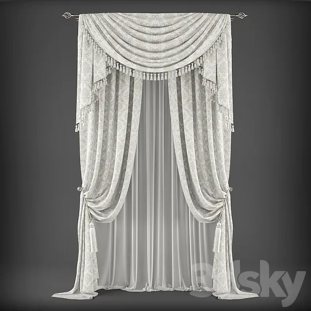 Curtains343 3ds Max