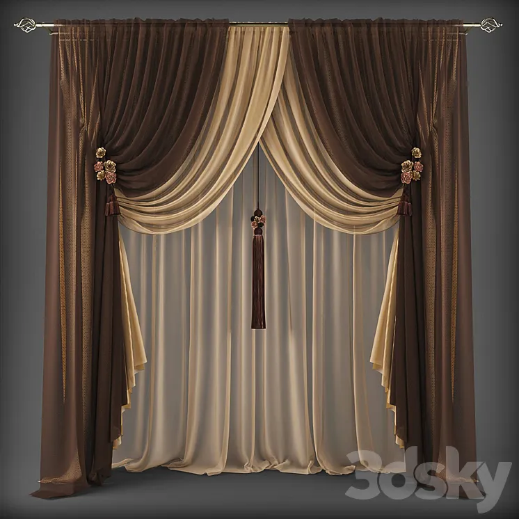 Curtains355 3DS Max