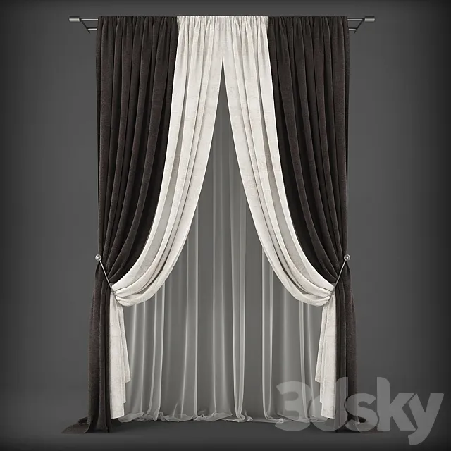 Curtains360 3DS Max Model