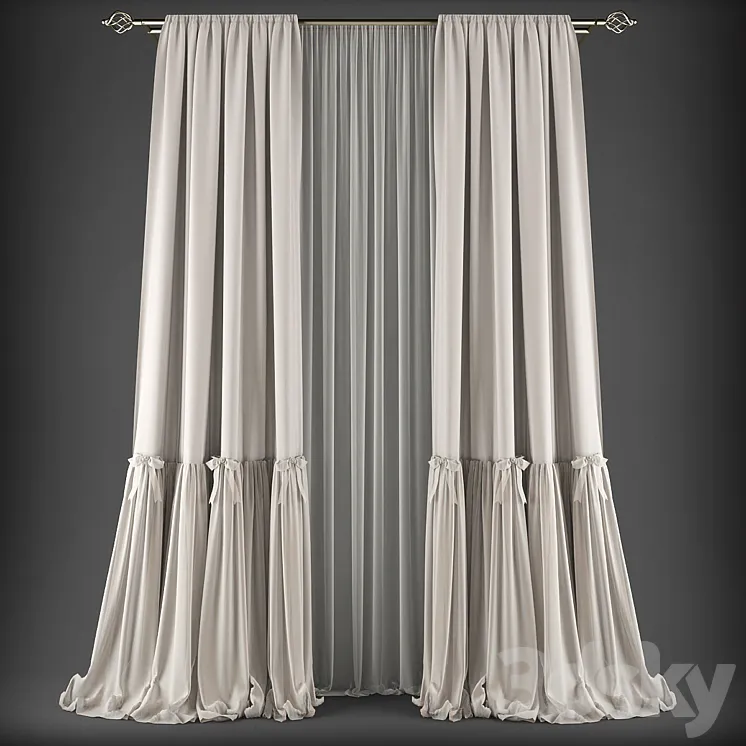 Curtains419 3DS Max