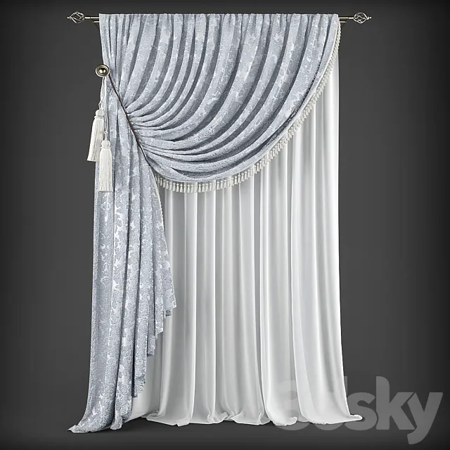 Curtains469 3DS Max Model