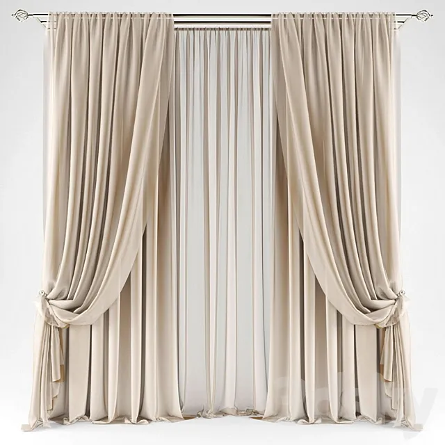 Curtains496 3ds Max