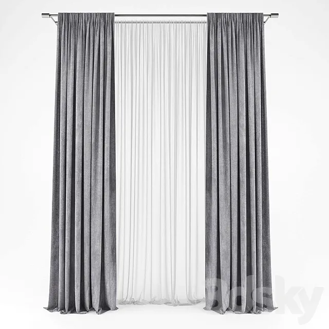 Curtains520 3ds Max