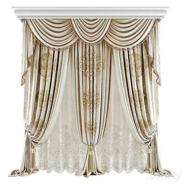 Curtains550 3dsMax Model
