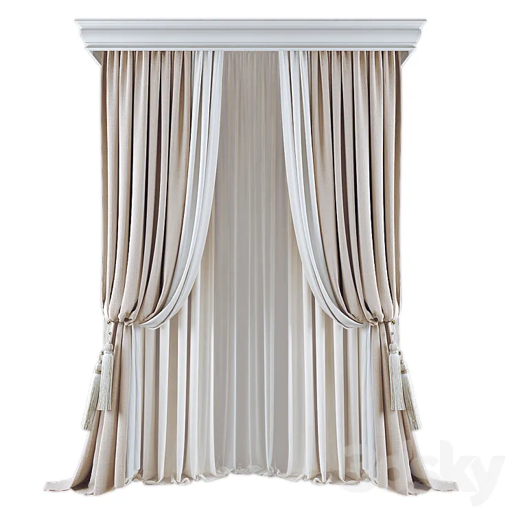 Curtains573 3DS Max Model