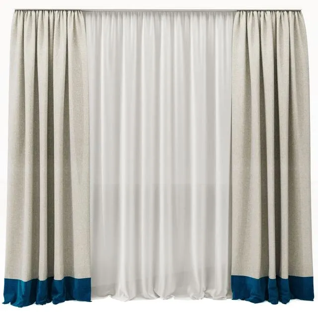 Curtains_01 3dsMax Model