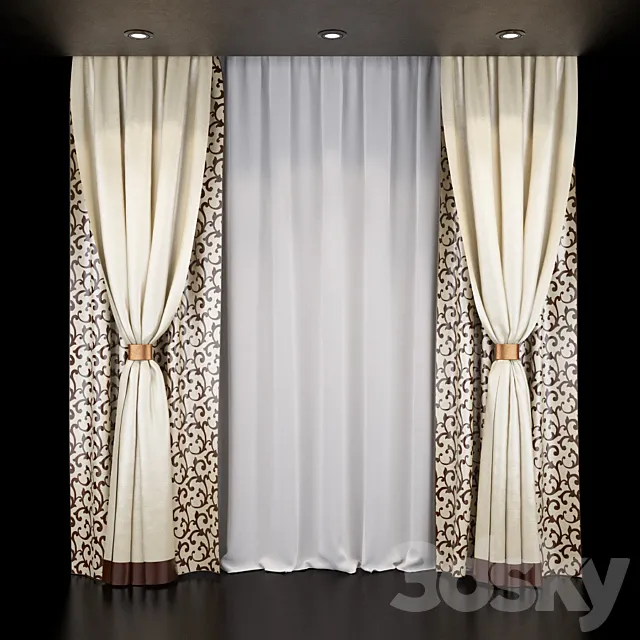 Curtains_02 3DS Max Model