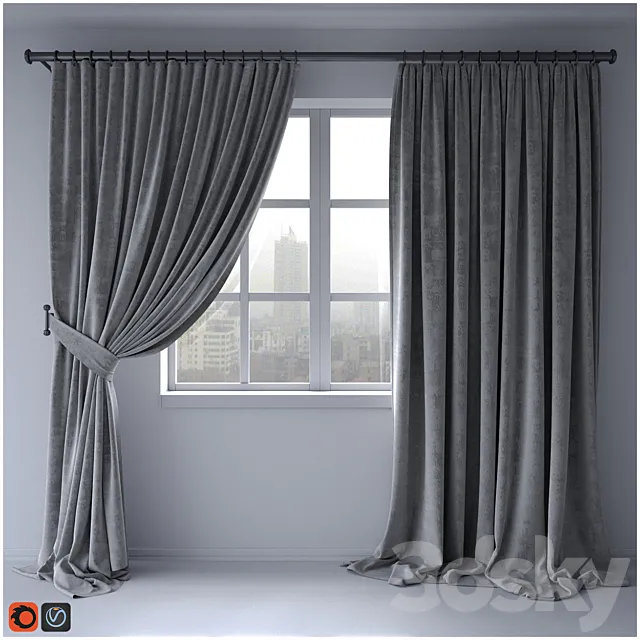 curtains_03 3DSMax File
