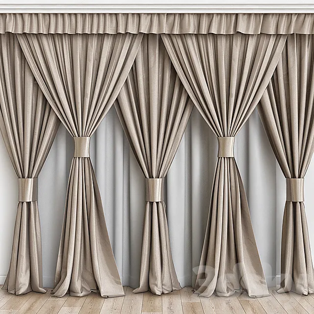 Curtains_10 3ds Max