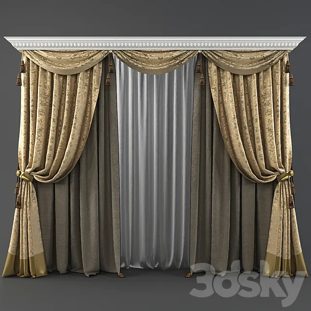 curtains_12 3DSMax File