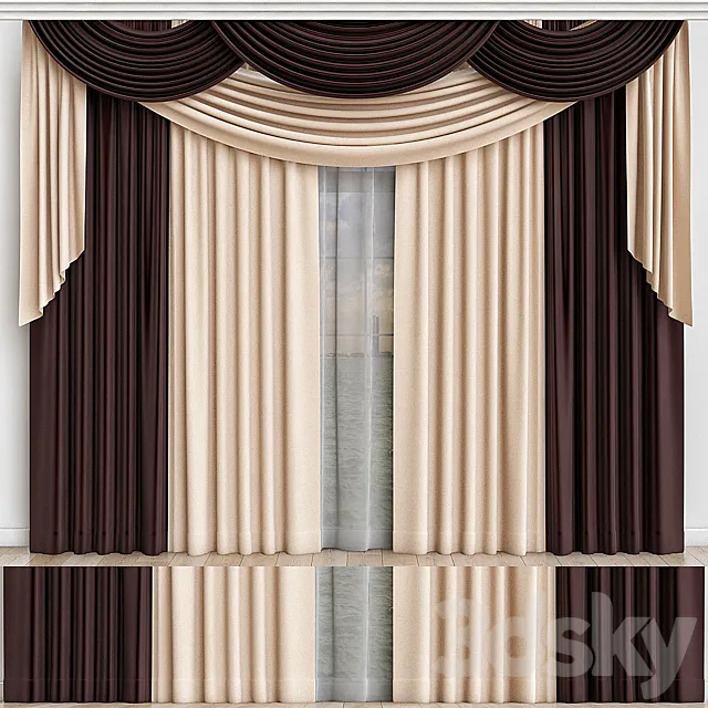 Curtains_14 3DS Max Model