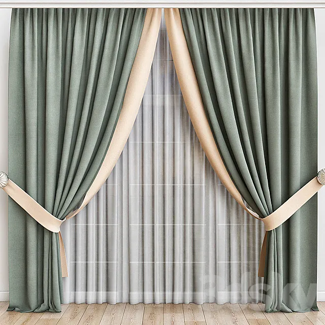 Curtains_15 3DS Max Model