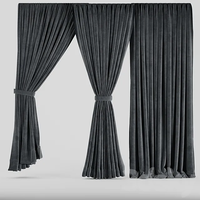 curtains_15 3ds Max