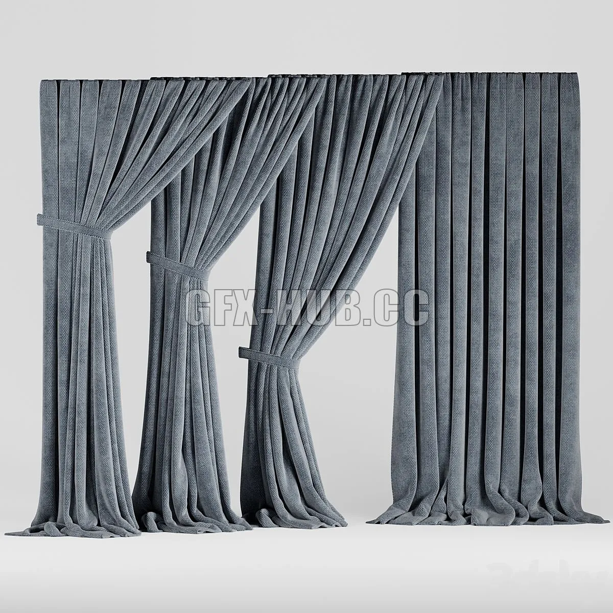 curtains_17 3dsMax Model
