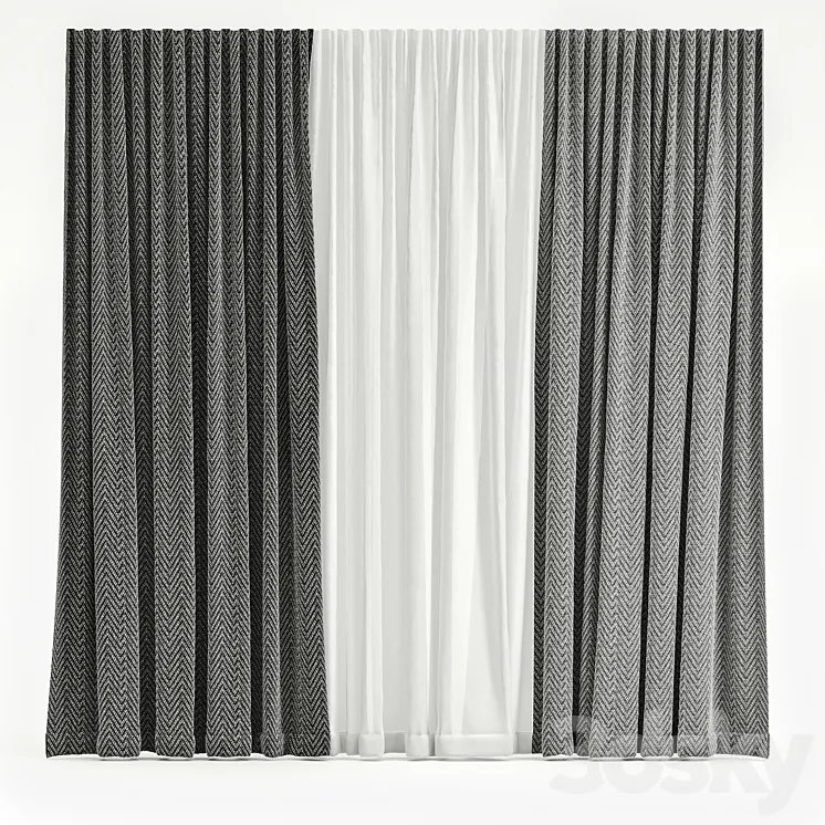 curtains_18 3DS Max