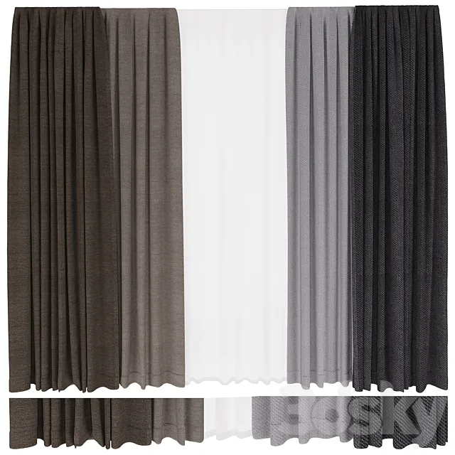 Curtains_2 3DS Max Model